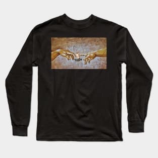 Funny Corgi Art Meme for Dog Owner Long Sleeve T-Shirt